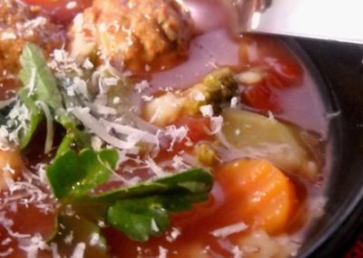 Hearty Italian Meatball Soup