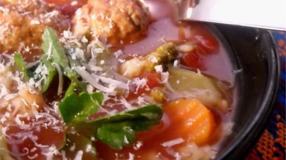 Hearty Italian Meatball Soup