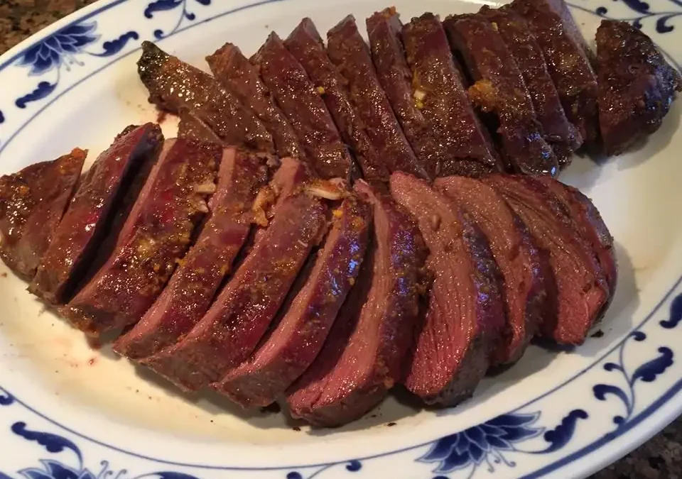 Wild Goose Breast with Orange Glaze
