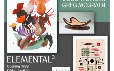 Elemental³: Three Artists, One Exhibition, Opening April 24 at Jessup Cellars
